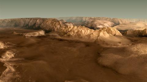 Animacja NASA przedstawiająca lądowanie sondy Phoenix na Marsie