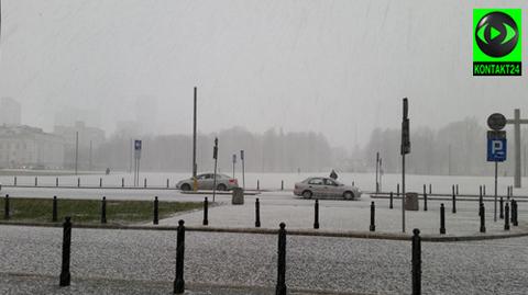 Śnieg zaskoczył mieszkańców Polski