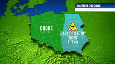 Prognoza pogody TVN Meteo dla kierowców, 18.01