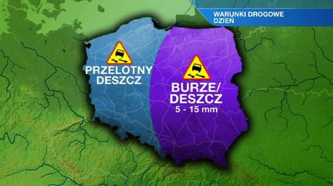 Prognoza pogody dla kierowców na czwartek 14.06