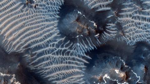 Powierzchnia Marsa uchwycona przez teleskop