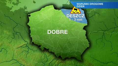 Warunki drogowe w dzień 16.06