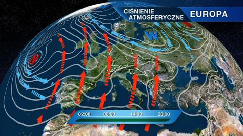 Chłodna północ, mokre południe (TVN24)