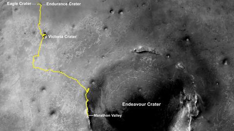 Najważniejsze osiągnięcia misji łazika Opportunity