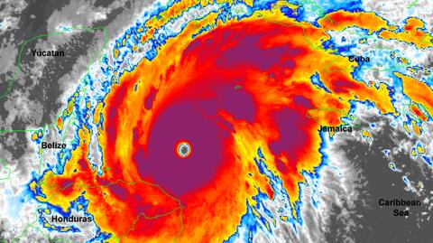 Huragan Isaac, 24 sierpnia 2012 roku (NOAA)