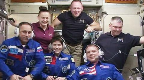 Nowi członkowie załogi ISS już na pokładzie