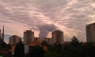 Chmura wygląda jak Tornado nad Gdańskiem. Zdjęcie zrobione przez mojego znajomego przed południem dnia 24 Września 2012r.
