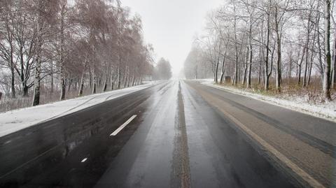 Warunki drogowe w poniedziałek