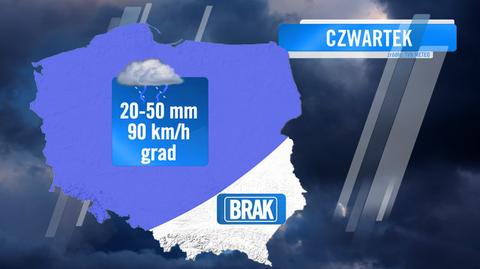 Burzowo co najmniej do czwartku