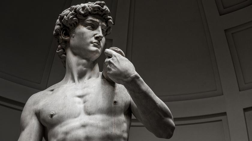 Rzeźba Dawid Michała Anioła, Galleria dell’Accademia we Florencji (nagranie archiwalne)