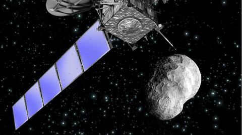 Trajektoria lotu sondy Rosetta wokół komety 67P/Churyumov-Gerasimenko