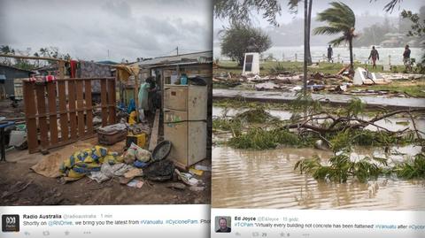 Vanuatu po przejściu cyklonu Pam