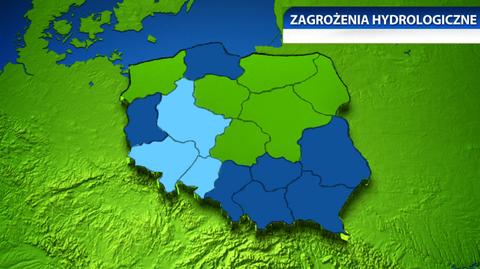 Rzeki przybierają po ulewnych deszczach