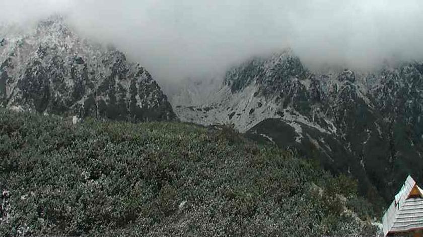 Śnieg leży w Tatrach