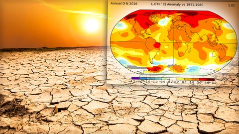 Najcieplejsze pół roku 2016 w historii pomiarów