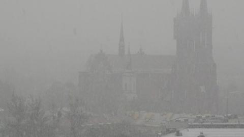 Śnieg w Białymstoku