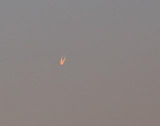 Kometa C/2011 L4 w Lublinie dnia 17.03.2013 ok godziny 18 .