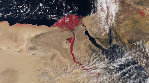 Krwisto-czerwony Nil
