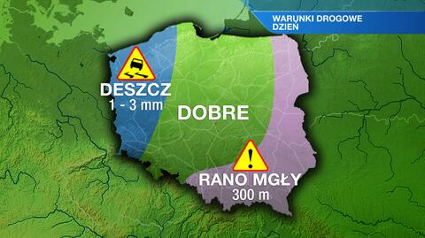 Warunki drogowe w dzień 2.01