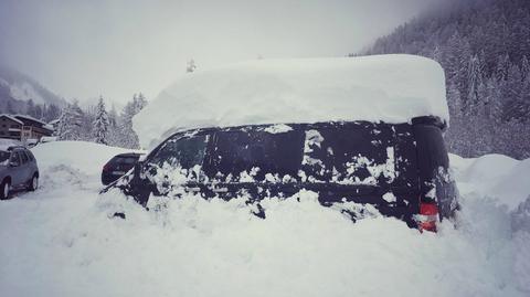 W Alpach spadło nawet 40 centymetrów śniegu