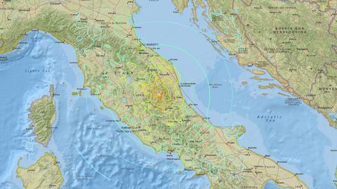 Trzęsienie Ziemi w środkowych Włoszech