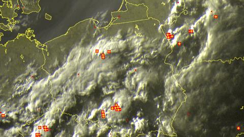 Meteorolog TVN Meteo przestrzega przed burzami i gradem (TVN24)