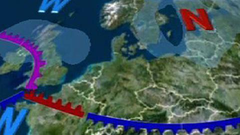 Polska pod wpływem niżu z północy (TVN24)