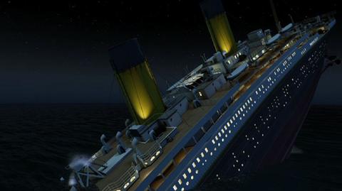 Rekonstrukcja katastrofy Titanica (TVN24)