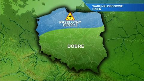 Warunki drogowe w dzień 27.06