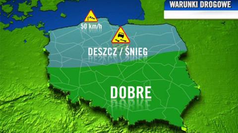 Prognoza pogody TVN Meteo dla kierowców na rano, 11.12