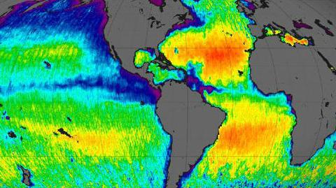 Obserwacje z pierwszego roku działalności satelity Aquarious (NASA)