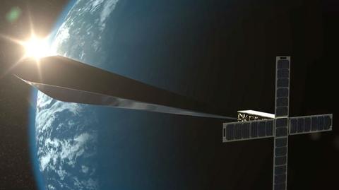 "Orbital Reflector" ma się rozwinąć w kosmosie do rozmiaru dwóch autobusów