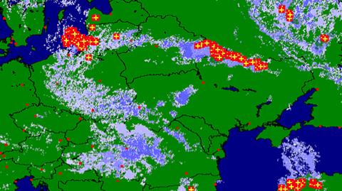 Do Polski znad Białorusi wkroczył niż Dominik (TVN24)