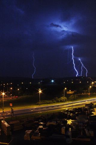 Burza nad Krakowem.