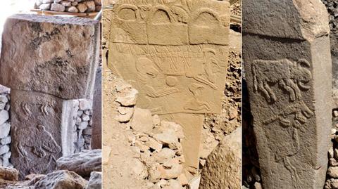 Symbole na filarze świątyni Gobekli Tepe