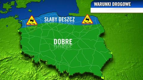 Warunki drogowe w ciągu dnia