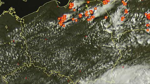 Popołudniowe burze nad Polską