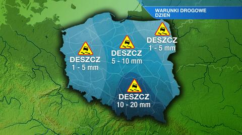 Warunki drogowe w środę 22.10