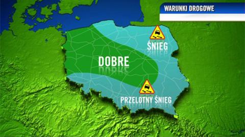 Prognoza pogody TVN Meteo dla kierowców, 24.01