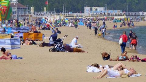 Plaża w Gdańsku w obiektywie Reportera 24