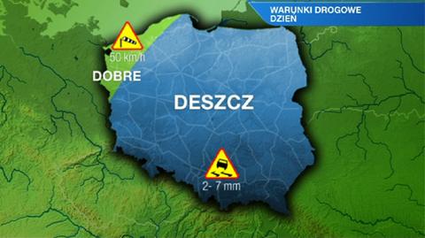 Prognoza pogody TVN Meteo dla kierowców na dzień