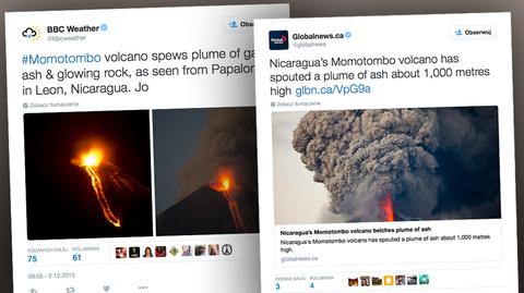 W Nikaragui wybuchł wulkan Momotombo