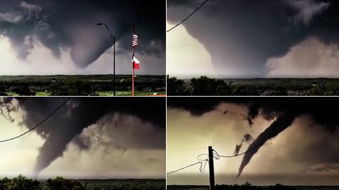 Gigantyczne tornado w Teksasie