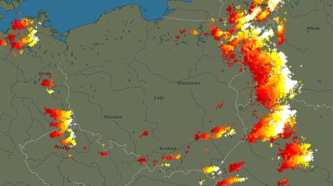 Poniedziałkowe burze nie zanikną