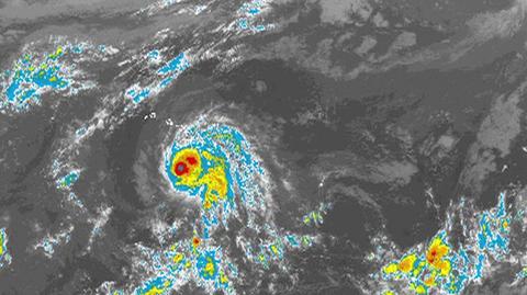 huragan pierwszej kategorii zbliża się do archipelagu Hawaje