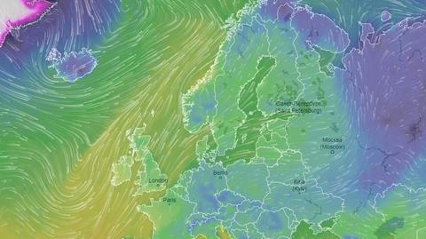 Prognozowana temperatura w Norwegii