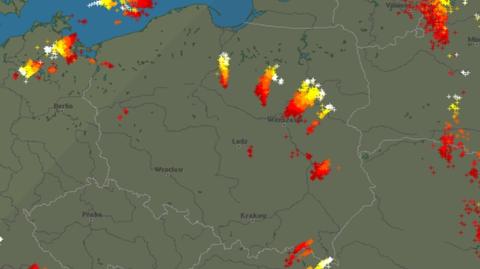 Prognoza opadów (dane ICM)