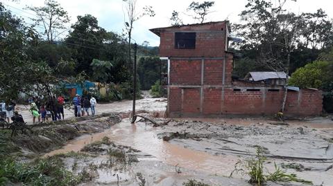 Kolumbia walczy ze skutkami powodzi