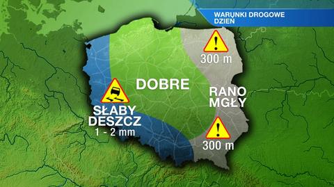 Warunki drogowe w dzień 27.02