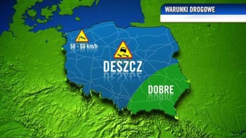 Prognoza pogody TVN Meteo dla kierowców - dzień